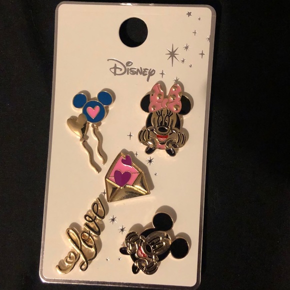 Disney Jewelry - Minnie/Mickey Pins